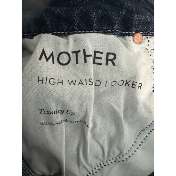 MOTHER Teaming Up High Waisted Looker Jean Womens 27 Full Length Stretch #MN11-9 - Picture 4 of 12